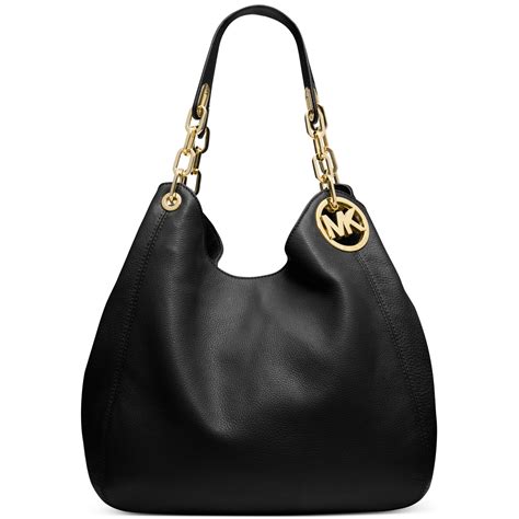 macys michael kors fulran black|Michael Kors handbags.